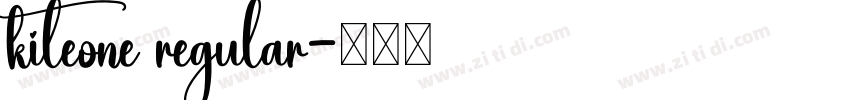 kiteone regular字体转换